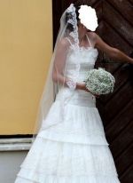 Krajkové svadobné šaty